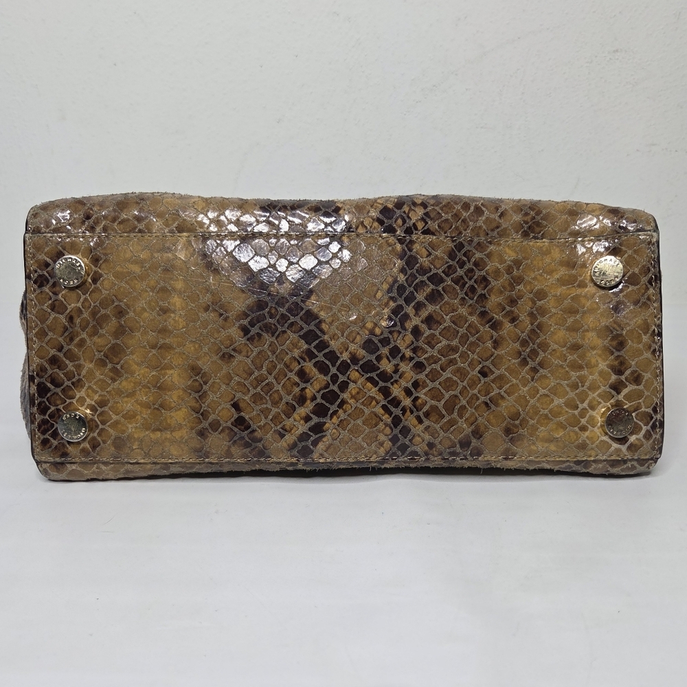 Michael Kors Selma Python Embossed Leather Satche… - image 7